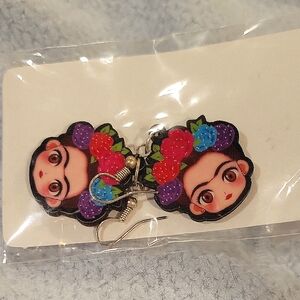 Colorful Frida Kahlo Earrings